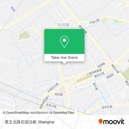 墨玉北路石泥泾桥 map