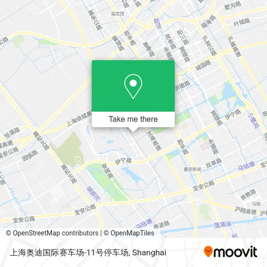 上海奥迪国际赛车场-11号停车场 map