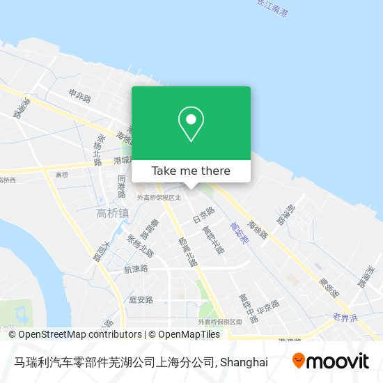 马瑞利汽车零部件芜湖公司上海分公司 map