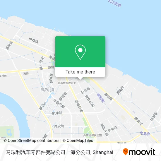 马瑞利汽车零部件芜湖公司上海分公司 map