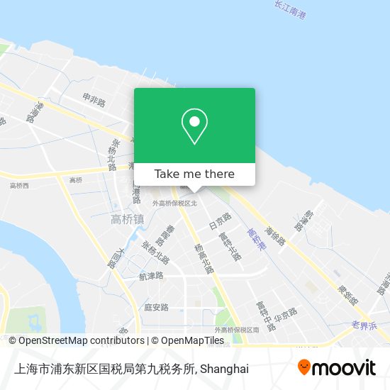 上海市浦东新区国税局第九税务所 map