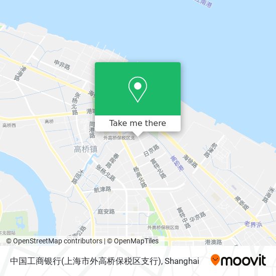 中国工商银行(上海市外高桥保税区支行) map