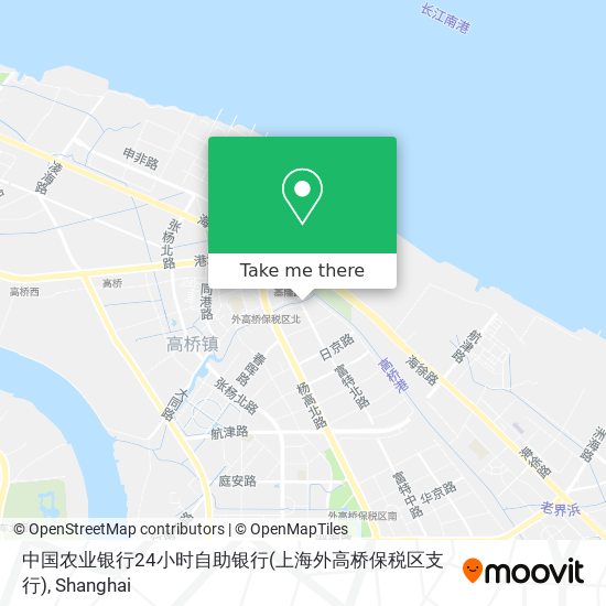 中国农业银行24小时自助银行(上海外高桥保税区支行) map