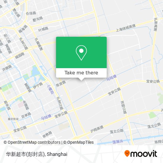 华新超市(彭封店) map