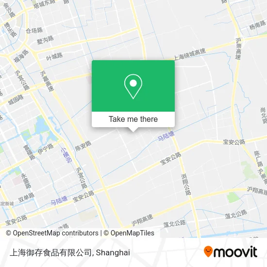 上海御存食品有限公司 map