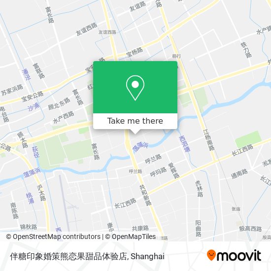 伴糖印象婚策熊恋果甜品体验店 map