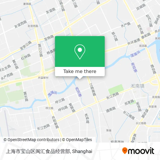 上海市宝山区闽汇食品经营部 map