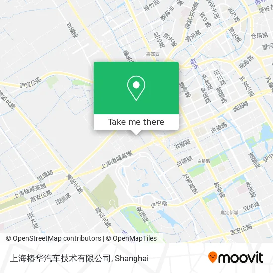 上海椿华汽车技术有限公司 map