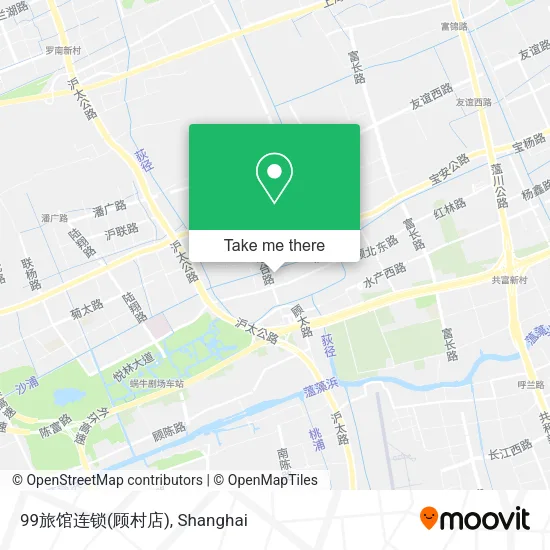 99旅馆连锁(顾村店) map