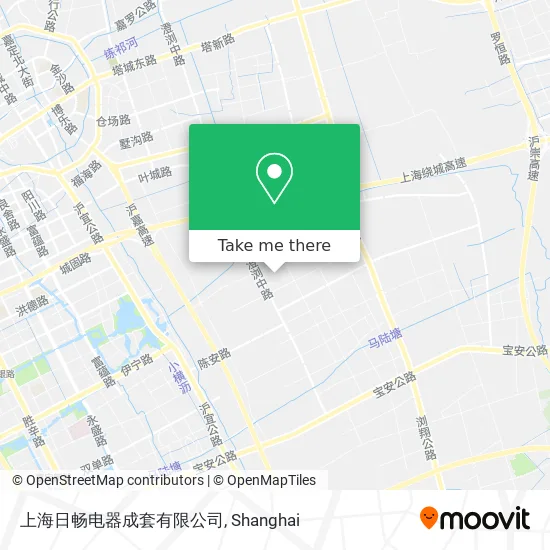 上海日畅电器成套有限公司 map
