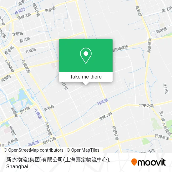 新杰物流(集团)有限公司(上海嘉定物流中心) map