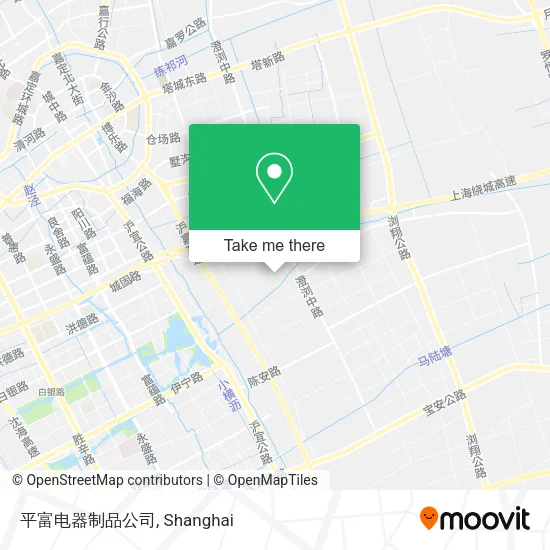 平富电器制品公司 map
