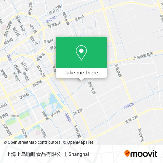上海上岛咖啡食品有限公司 map
