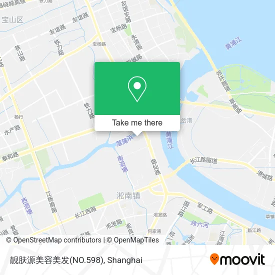 靓肤源美容美发(NO.598) map