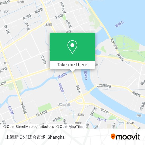 上海新吴淞综合市场 map