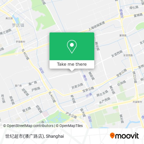 世纪超市(潘广路店) map