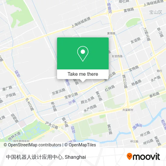 中国机器人设计应用中心 map