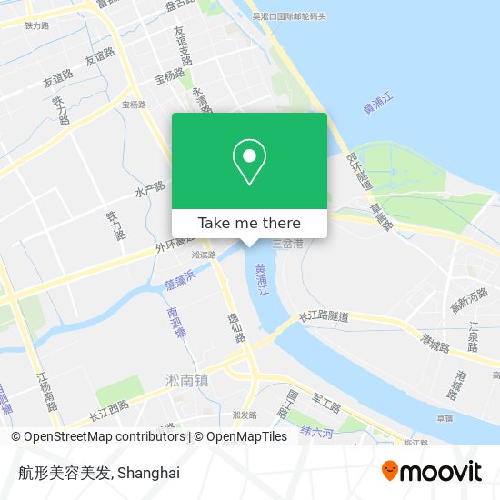 航形美容美发 map