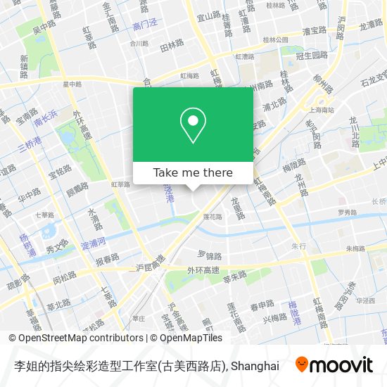 李姐的指尖绘彩造型工作室(古美西路店) map