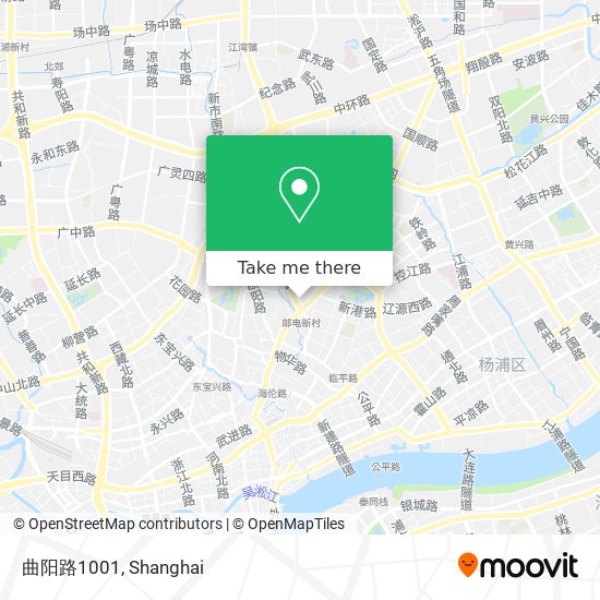 曲阳路1001 map