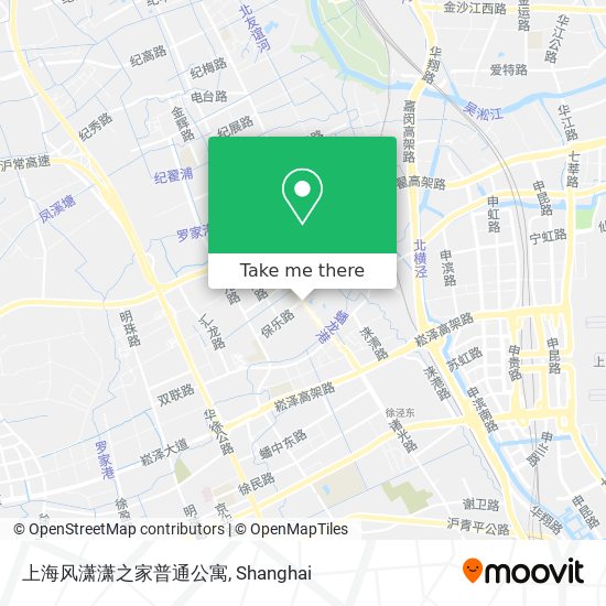 上海风潇潇之家普通公寓 map