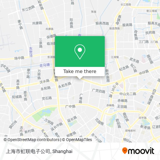 上海市虹联电子公司 map