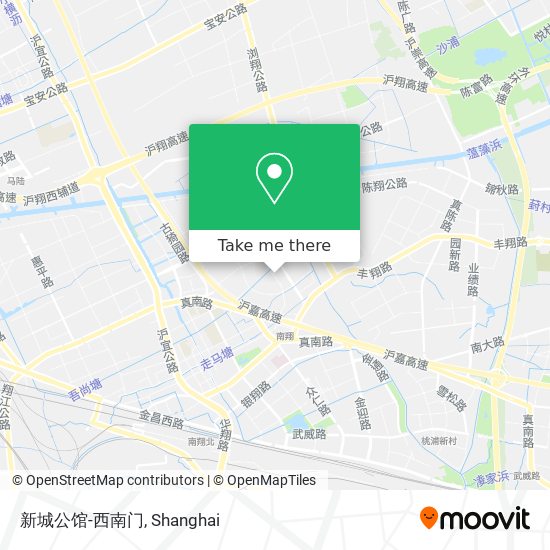 新城公馆-西南门 map