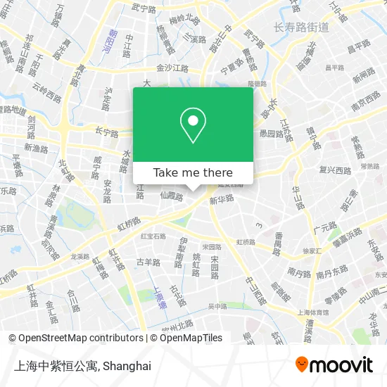 上海中紫恒公寓 map