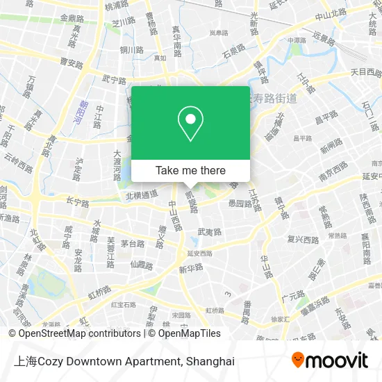 上海Cozy Downtown Apartment map