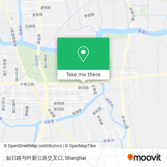 如日路与叶新公路交叉口 map