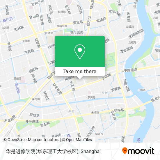 华是进修学院(华东理工大学校区) map