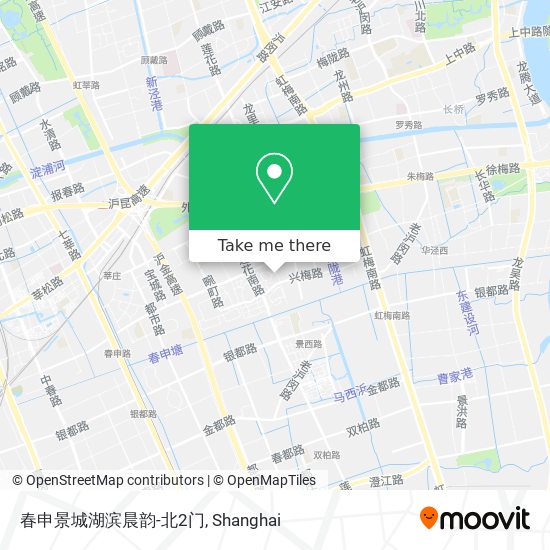 春申景城湖滨晨韵-北2门 map