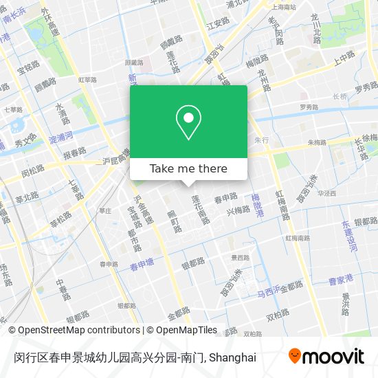 闵行区春申景城幼儿园高兴分园-南门 map