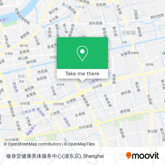 修身堂健康美体服务中心(浦东店) map