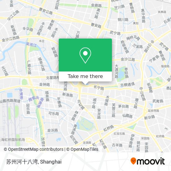 苏州河十八湾 map