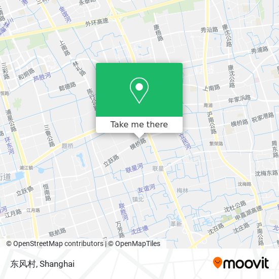 东风村 map