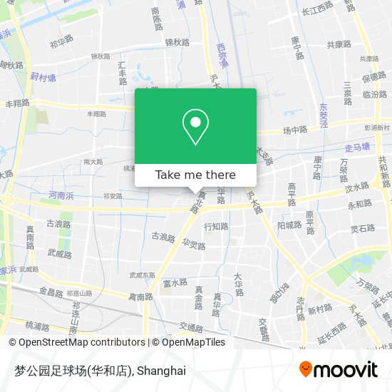 梦公园足球场(华和店) map