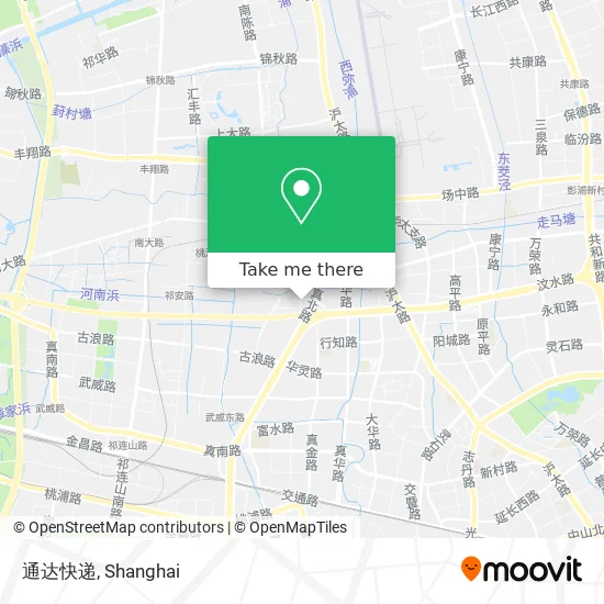 通达快递 map