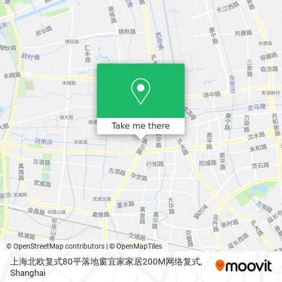 上海北欧复式80平落地窗宜家家居200M网络复式 map