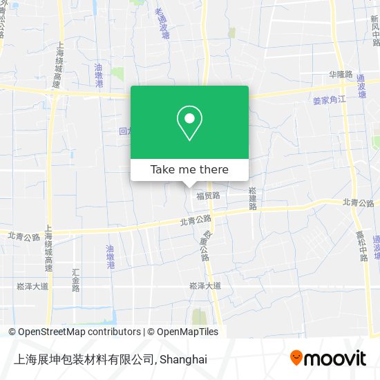 上海展坤包装材料有限公司 map