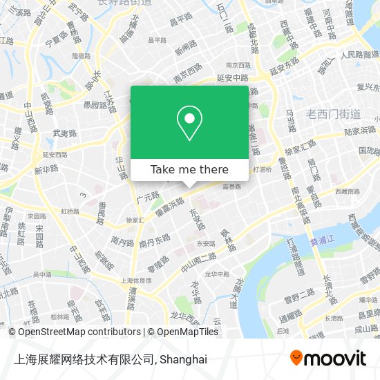 上海展耀网络技术有限公司 map
