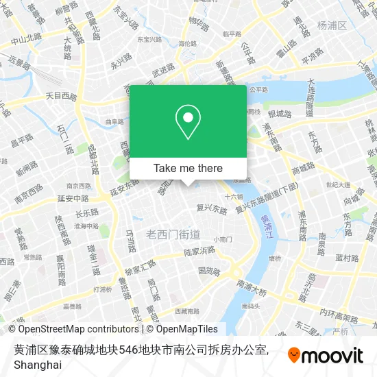 黄浦区豫泰确城地块546地块市南公司拆房办公室 map
