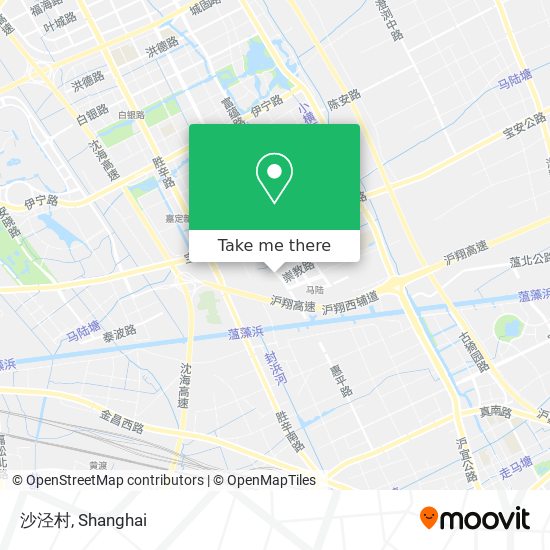 沙泾村 map