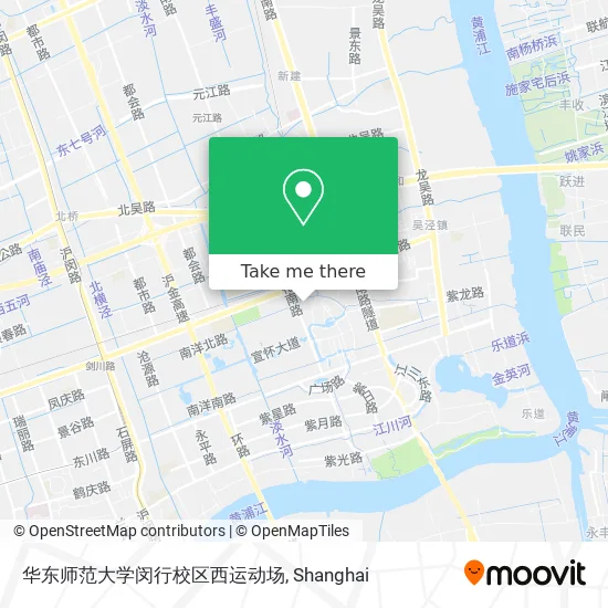 华东师范大学闵行校区西运动场 map