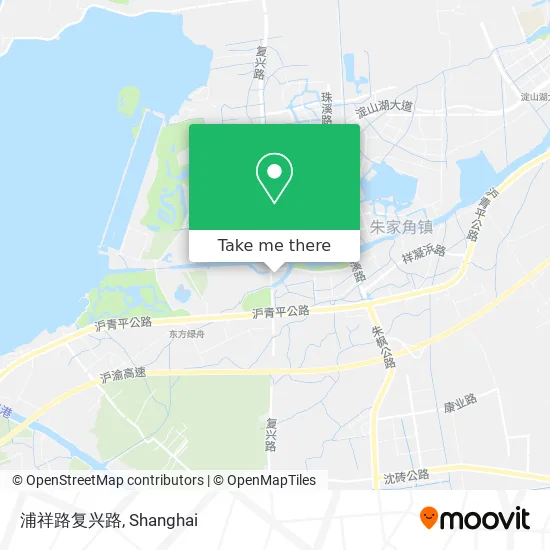 浦祥路复兴路 map
