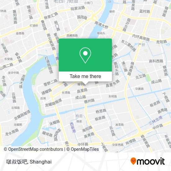 啵叔饭吧 map