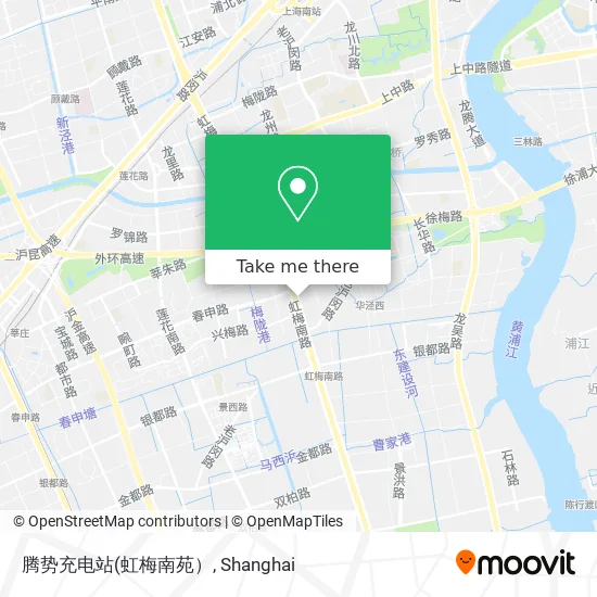 腾势充电站 map