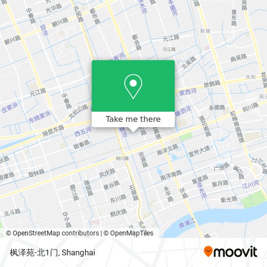 枫泽苑-北1门 map
