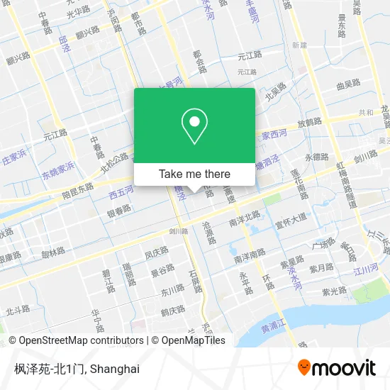 枫泽苑-北1门 map