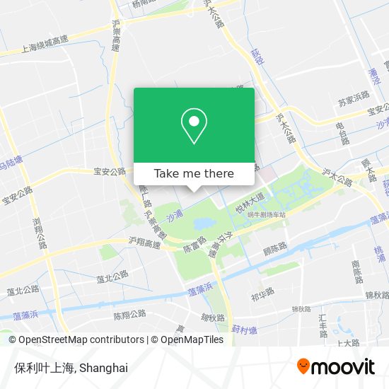 保利叶上海 map
